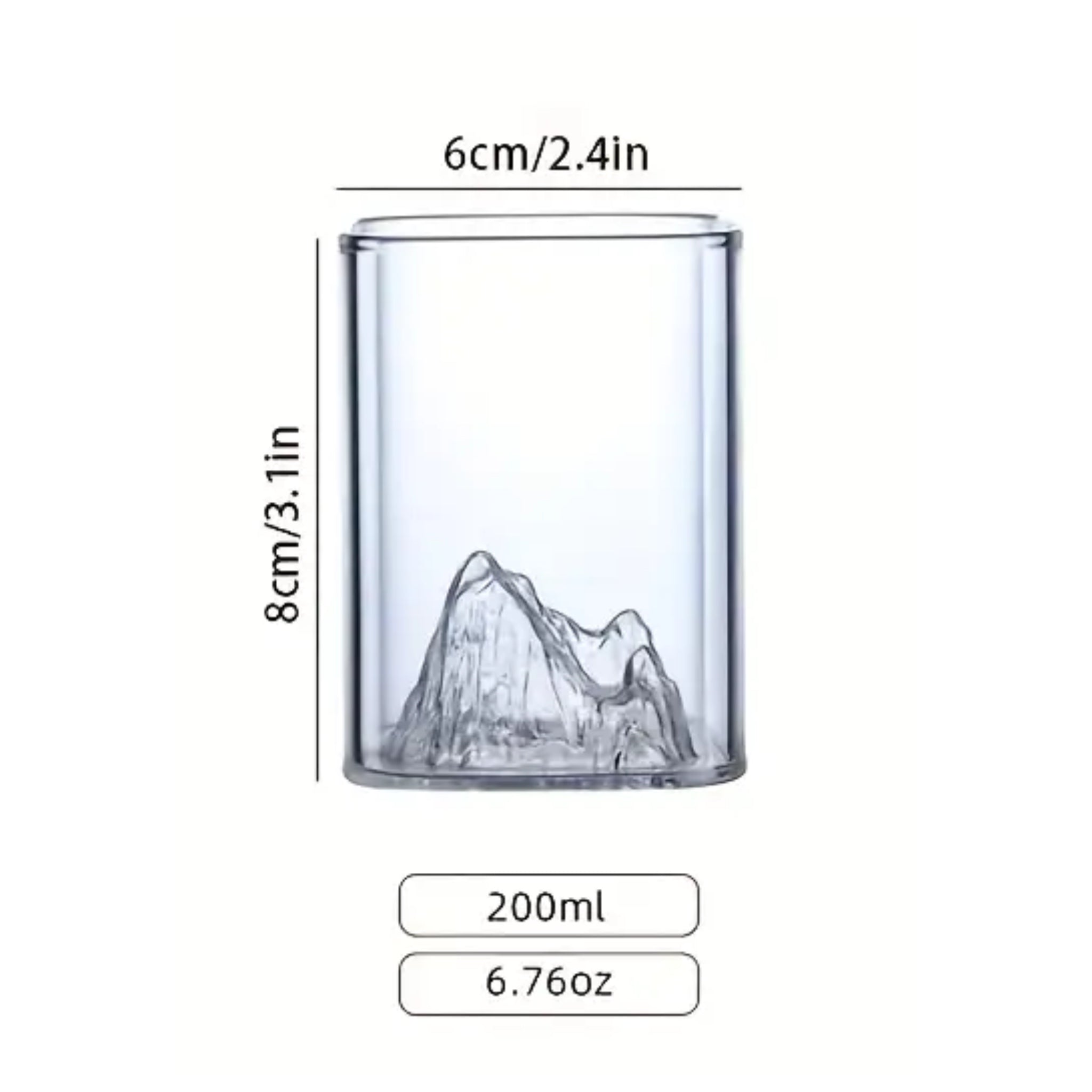 Mountain Base Glasses - Set of 2